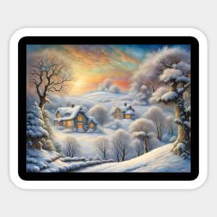 Winter Landscape Sticker